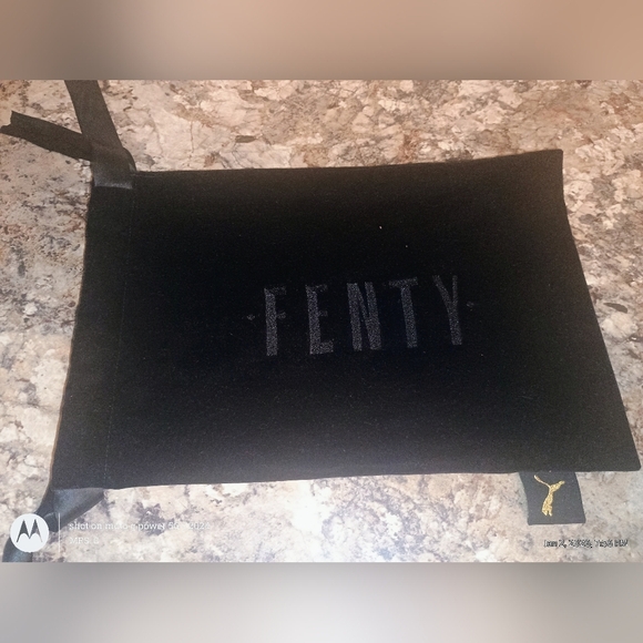 Fenty Beauty Accessories - Fenty Black Velvet Pouch Dust Bag Multi-purpose Bag Drawstring Rihanna